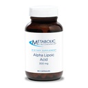 Metabolická údržba Alpha Kyselina lipoová - 300 mg ALA Supplement - Antioxidačná podpora pre Nerve + zdravie pečene (90 kapsúl)