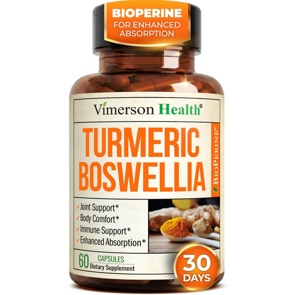 Boswellia Serrata Turmerica doplnok pre spoločnú podporu a zápal rovnováhy 