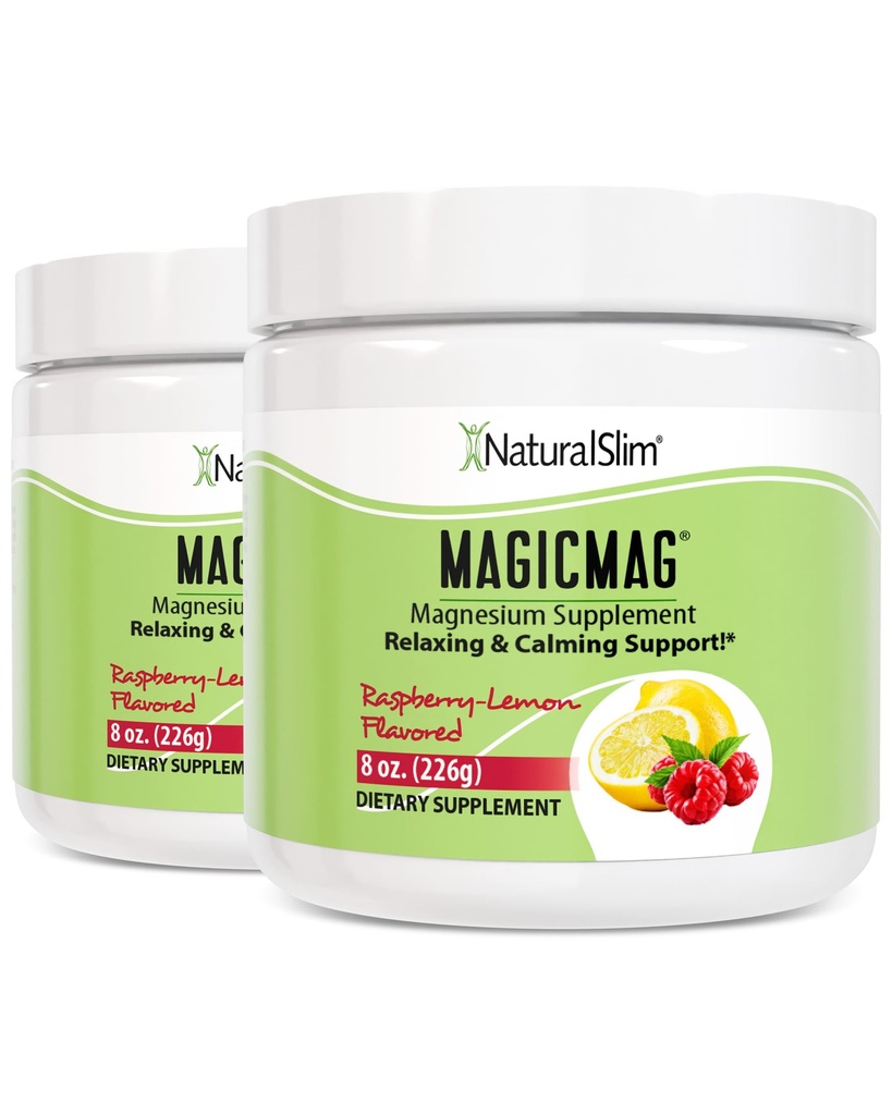 NaturalSlim Magicmag Čistý horčík Dusičnan prášok Stres, Zápcha, svalovej hmoty, zdravie srdca, a podpora spánku 