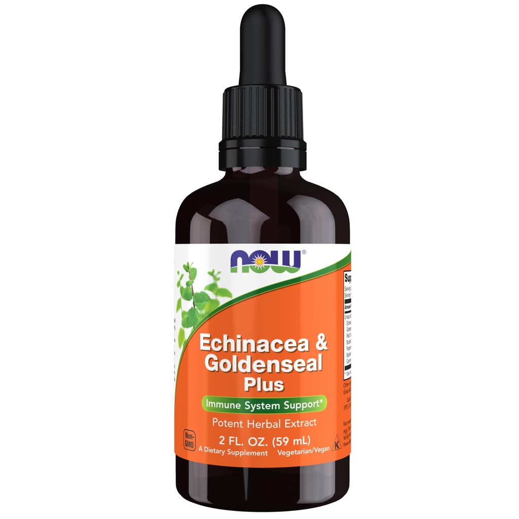 Teraz Foods Supplements, Echinacea a Goldenseal Plus s kvapkadlom, Immune System Support*, 2-Ounce