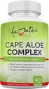 Amatec Life Cape Aloe Herbal Laxative Complex pre Zápcha Relief, Zdravé pohyby čriev, Tráviace a Colon Health s Cascara Sagrada a Senna Leaf Supplement pre mužov a ženy 90 Kapsule