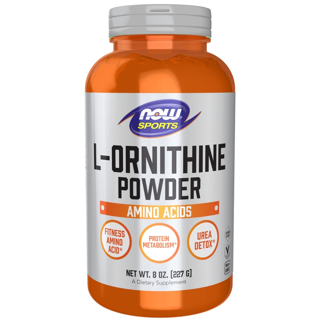 TERAZ Foods Sports Nutrition, L-ornitín prášok, Protein Metabolizmus* a Močovina Detox*, Aminokyseliny, 8-Ounce