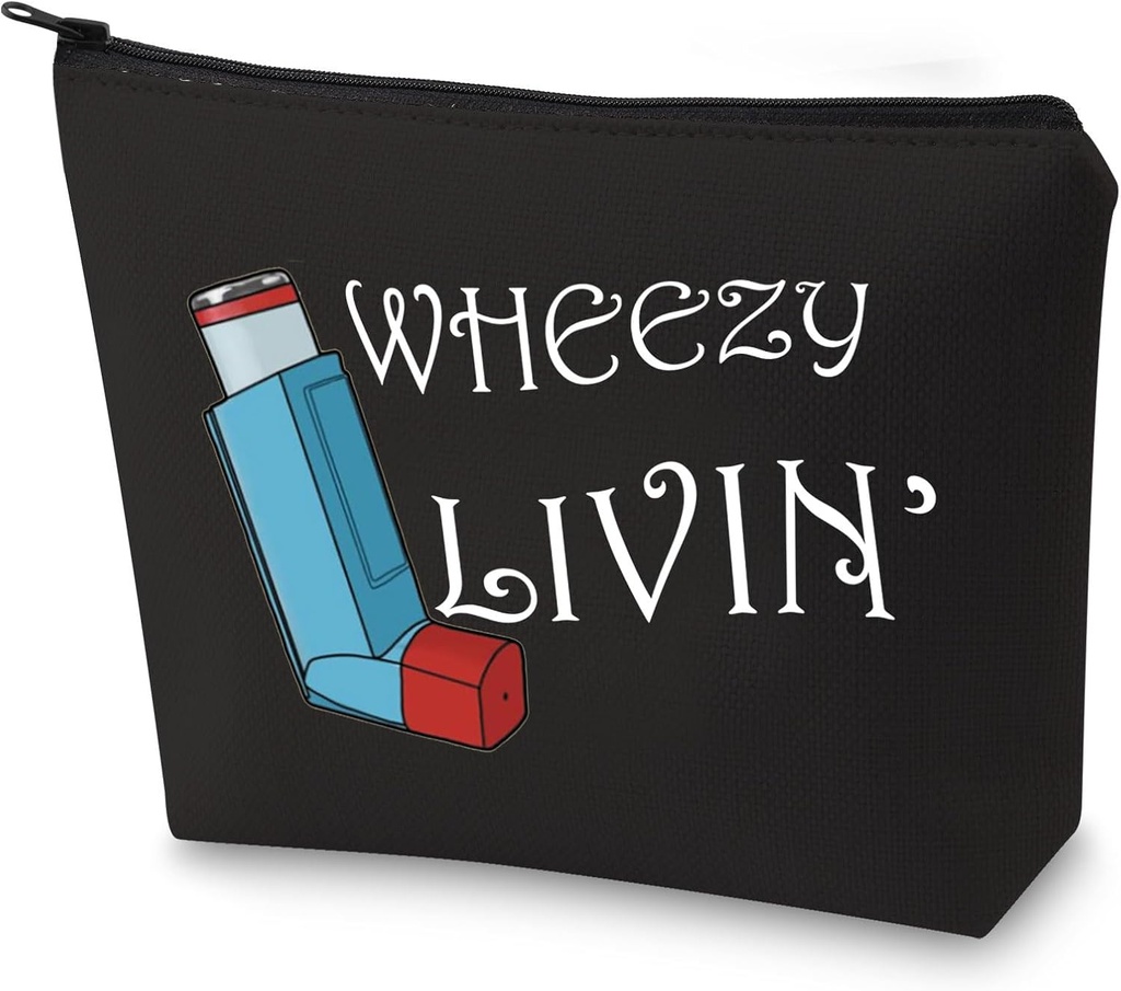 G2TUP Astma Inhalátor Darček Astma Inhaler Medicine Bag Wheezy Livin