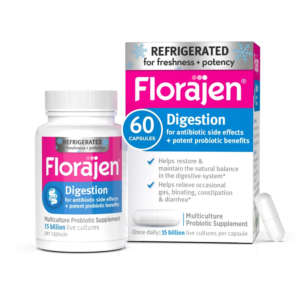 Florajen3 Trávenie Vysoká potencie chladené probiotiká 