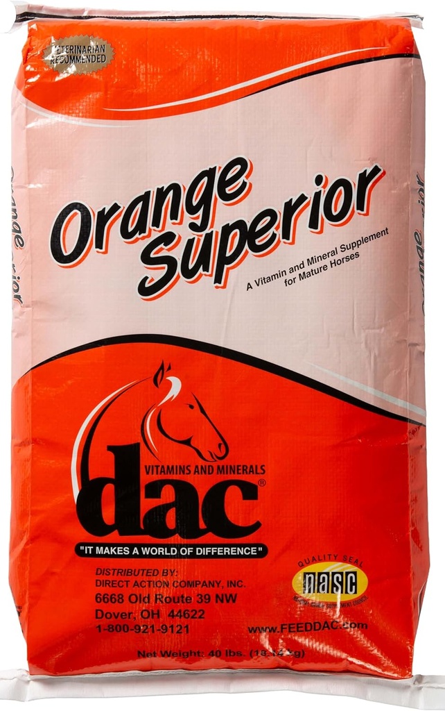 DAC VITAMÍNY A MINERÁLY "SÚ SVETOM ROZDIELY" Oranžové Superior 40lbs