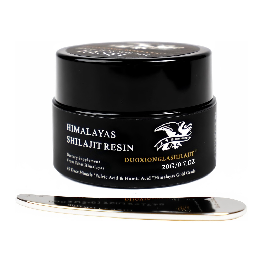 Himaláje Shilajit Resin - čistá Golden Grade 100% prírodné s 85+ Stopové minerály 
