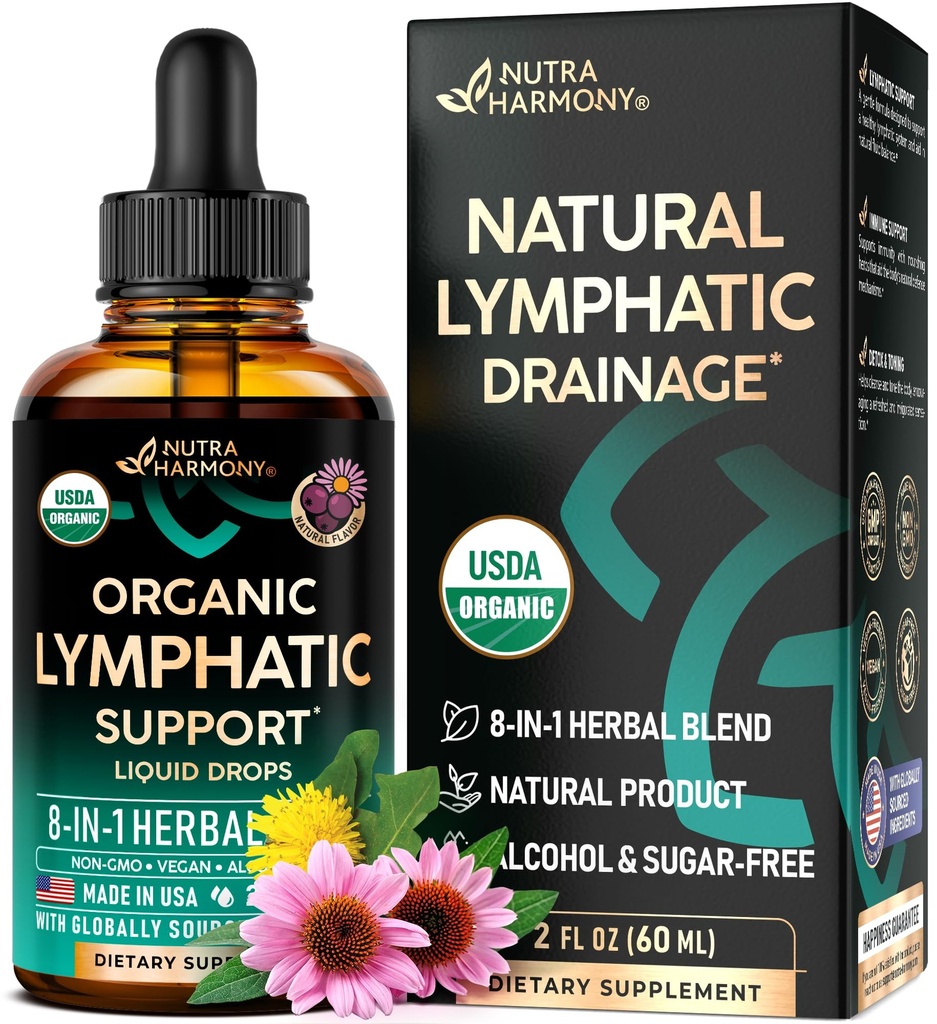 USDA Organic Lymfatic Drainage Supplement - Echinacea 