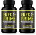 Rize laboratóriá (Pack of 2 Erec Prime Pills for Men, High Performance Formula, All-Natural Support for Peak Performance & Celkové zdravie, Oficiálne Erec Prime24 Recenzia (120 Kapsule)