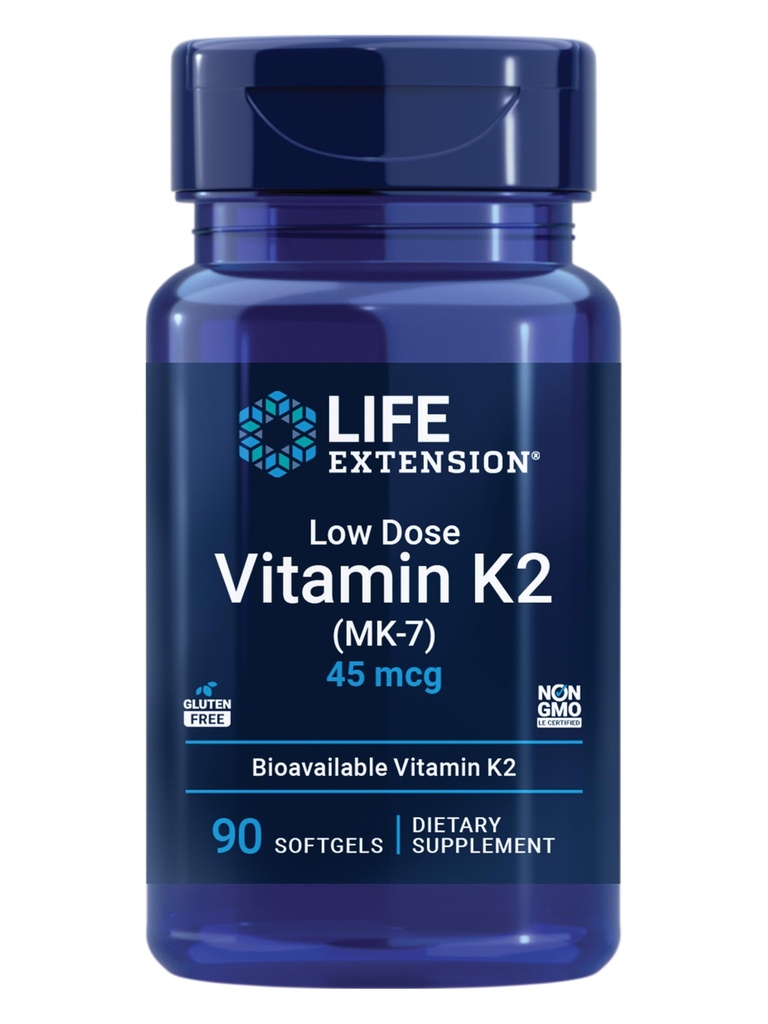 Life Extension Low Dose Vitamín K2 