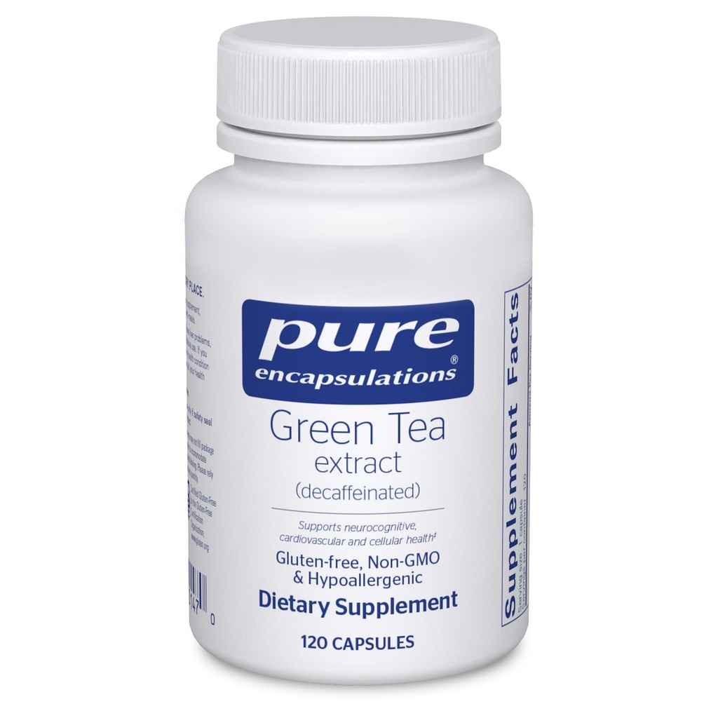 Pure Encapsulations Green Tea Extract (Decaffeinated) 