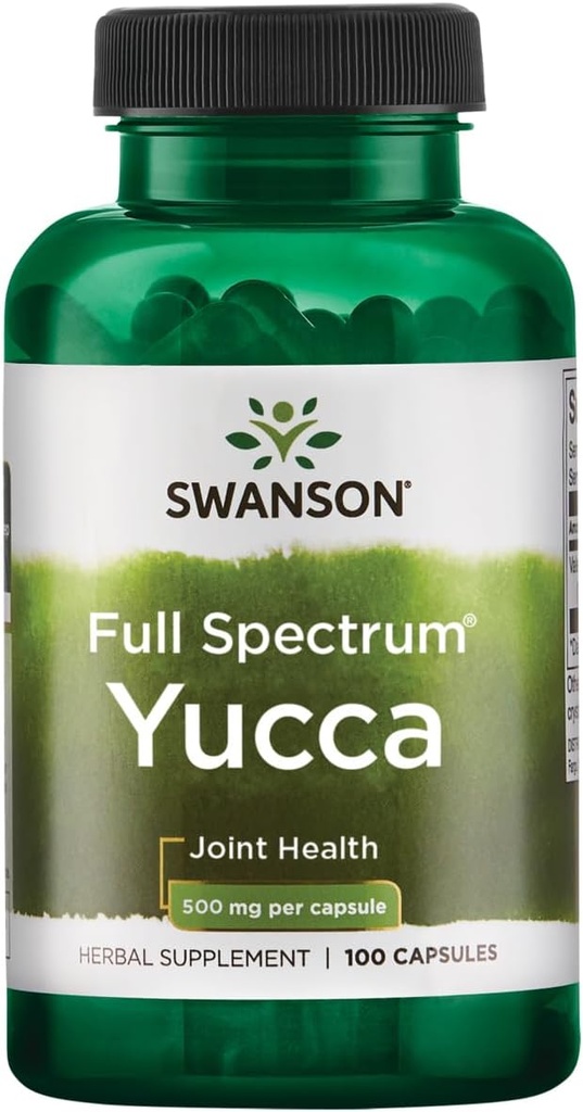 Swanson Premium Brand Full Specturm Yucca 500 Milligrams 100 kapsúl