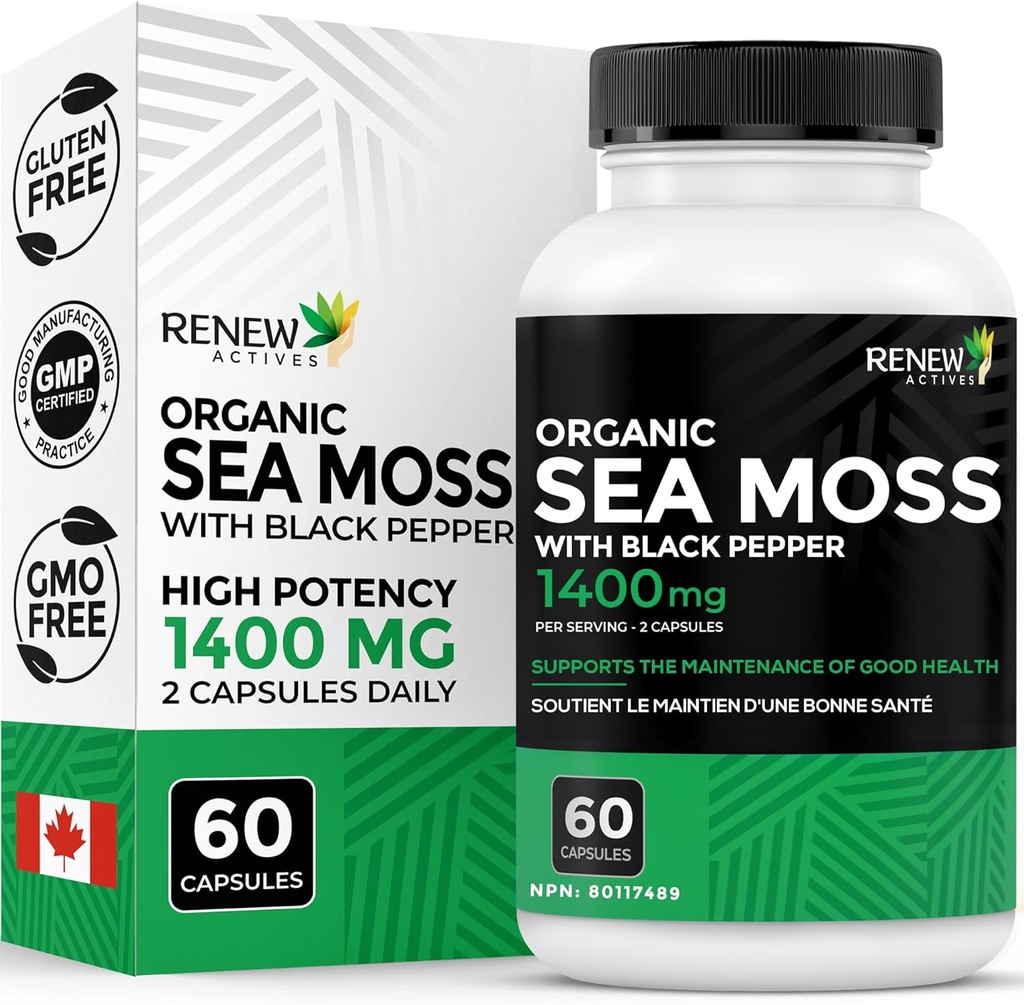 Renew Activitys Sea Moss Triple-Action Antioxidant Blend s BioPine 