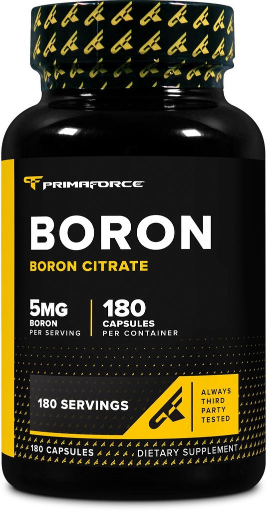 PrimaForce Boron kapsuly 5 mg, 180 Vegetarian kapsuly