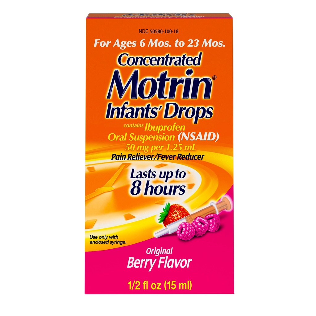 Koncentrovaný Motrin Aspirín, 0,5 Fluid Ounce