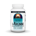 Zdroj Naturals Free Form L-arginín, podporuje zvýšenú cirkuláciu* - 500 mg - 100 kapsúl