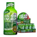 Vitamín Energy Focus+ Extra Strength Energy Shot Grape 12 Pack, 260mg Natural Caffeine, B-Vitamins, CoQ10, Amino Acides, Focus, Produktivita a jasnosť, Zero Cukor, Gluten-Free, 1,93 fl oz