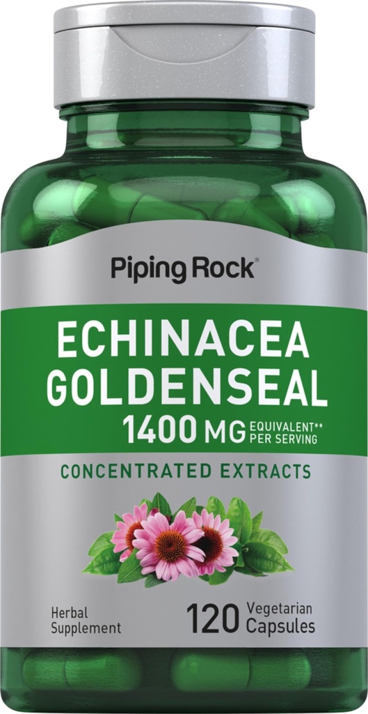 Pipping Rock Echinacea Goldenseal Kapsule 