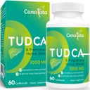 TUDCA podpora pečene Doplnky 1000mg - 60 Vegan Kapsule,TUDCA Biele soli s mliekom bylinné zmesou Formula pre pečeň Clean Detox a opravy