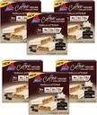 Atkins Coffee House Meal Bar, Vanilla Latte, 16g Protein, 4g Net Carbs, 2g Cukor, 13g Fiber, Made with Real Coffee, 5 gróf (Pack of 6)