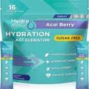 Powder Electrolyte Hydratačné balíčky bez cukru Acai Berry HydroMATE 16 Sticks