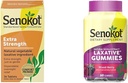 Senokot Extra sila Prírodné rastlinné preháňadlo pre jemne prenocovanie Relief Príležitostná zápcha, 36 Počet a diétne doplnok Laxatíva, Prírodné Senna extrakt, Jemné