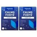 Hyland's Calms Forte's Sleep Aid Tablets, Natural Relief of Nervisive Tension and Occasional Sleepless, 100 count (Pack of 2)