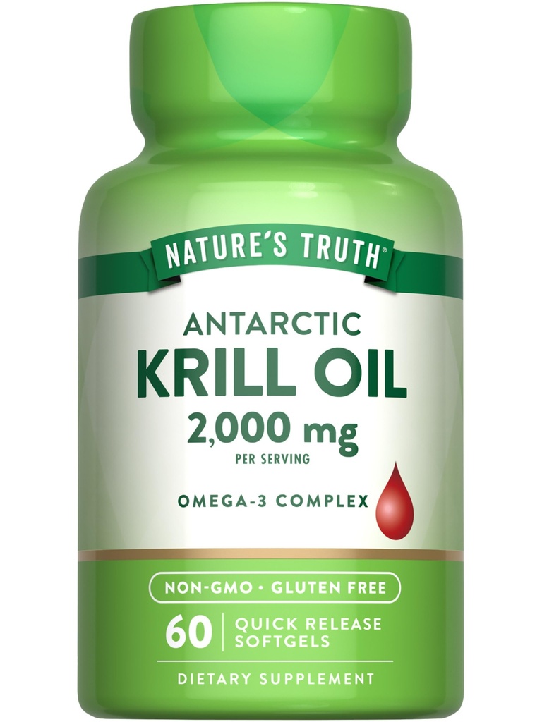 Nature's Truth Antarktída Krill Oil 2000mg Softgels 