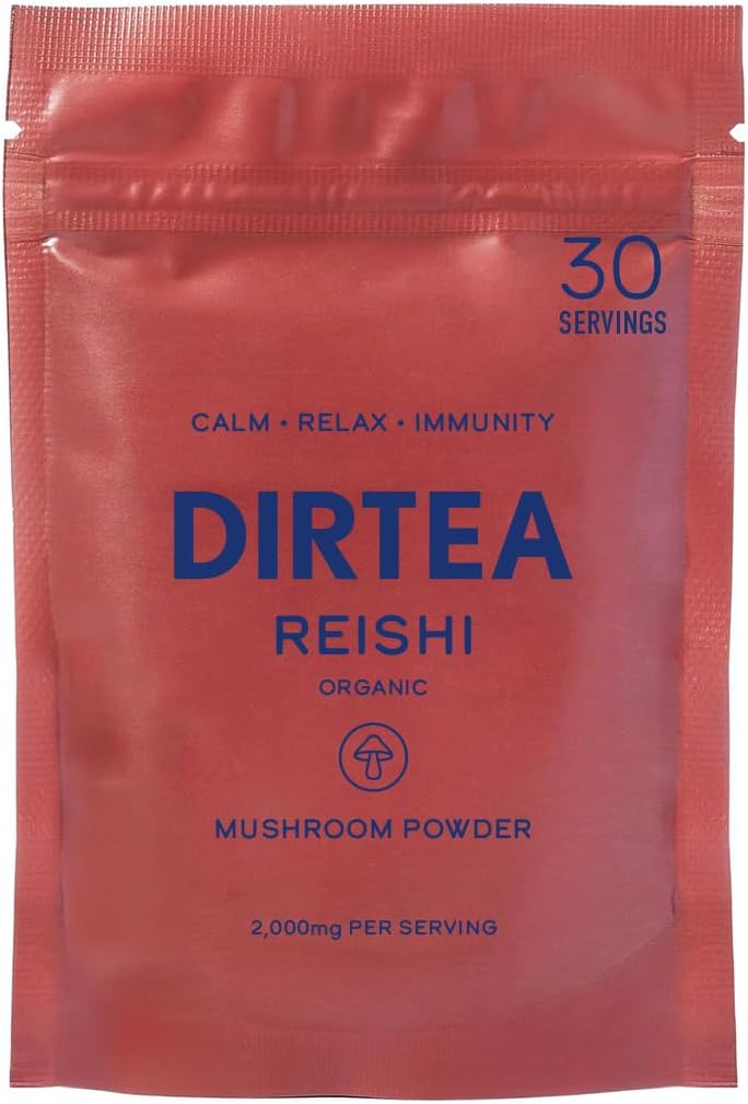 DIRTEA Reishi Mushroom Powder 2,000mg / Servírovanie 