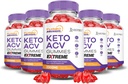 (5 balenie) Turbo Ripped Keto ACV Gummies Extreme 2000MG Turbo Ripped Keto Gummies Apple Cider Ocogar Formulated with Pomegranate Beet Juice Powder B12 Vegan Non GMO 300 Gummy