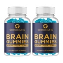 Brain Doplnky pre pamäť a zameranie - Nootropné Gumies pre duševné zdravie a mozgu Booster