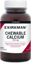 Kirkman - Vápnik 250 mg s vitamínom D3-120 Tablety - Esenciálne minerály - pomáha udržiavať silné kosti - Hypoalergénne