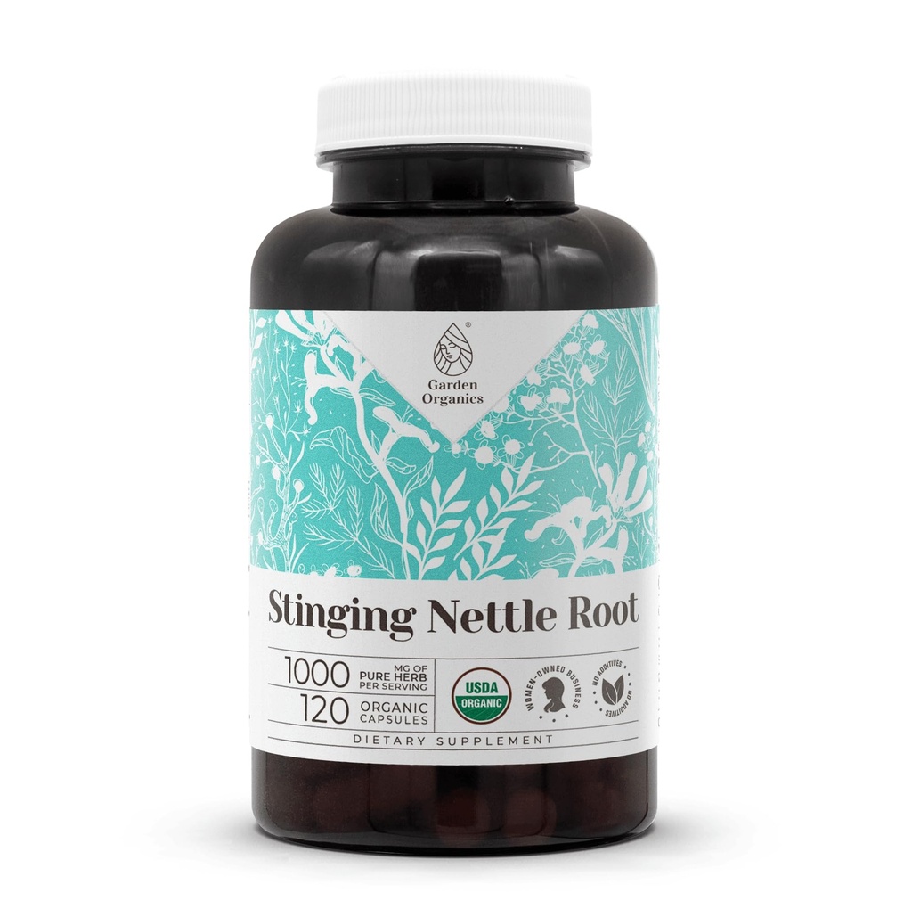 Stinging Nettle Root USDA Organic 120 Kapsule 