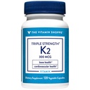 Trojitá sila Vitamín K2 a" Bone Health a" 300 MCG (120 Rastlinné kapsuly)