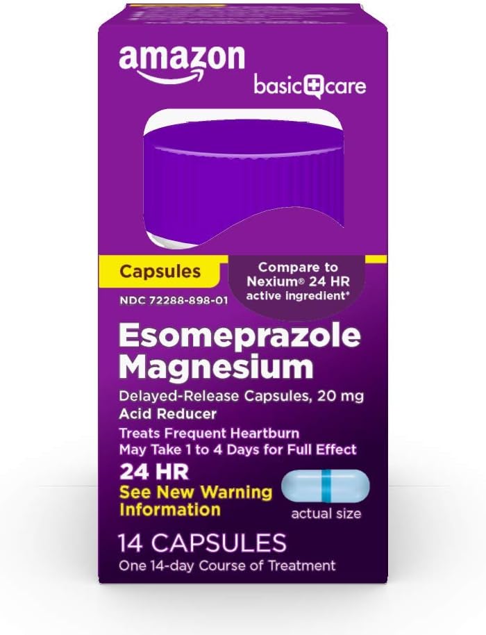 Ezomeprazol Magnézium kapsuly s oneskoreným uvoľňovaním, 20 mg, Redukcia kyseliny, 14