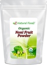 Z Natural Foods Noni Fruit Powder - Organic Raw Non-GMO Gluten-Free Superfood - podporuje zdravé trávenie a energiu - balené s esenciálnymi živiny a antioxidanty - Mix s nápojmi a recepty, 5 lb