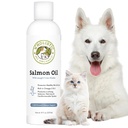 Wholistic Pet Organics Salmon Oil: Deep Sea Wild Aljašský lososový olej pre psy a mačky - Natural Omega 3 Dog Fish Oil Supplement with EPA and DHA for Skin, Coat, Heart and Nervisive System Health