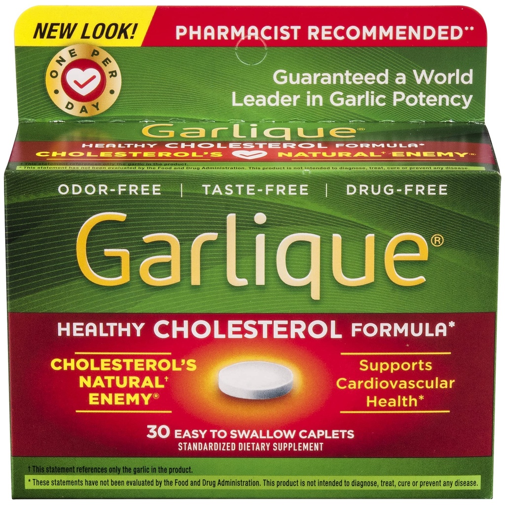 Garlique Kardiovaskulárne Dietary Supplement, Zelená, 30 Počet