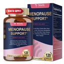 40-v-1 Menopauza Doplnky pre ženy, Multiprospect & Complete Black Cohosh pre Hot Flash, Nočné potenie & Hormone Balance, w/ Probiotiká, DIM, Vitex, Dong Quai, Red Clover a viac, 120 Vegan Caps