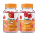 Životaschopný zinok 50mg + horčík, Gumičky Bundle - veľké ochutnávky, vitamínové doplnky, bez lepku, bez GMO, žuvacia Gummy