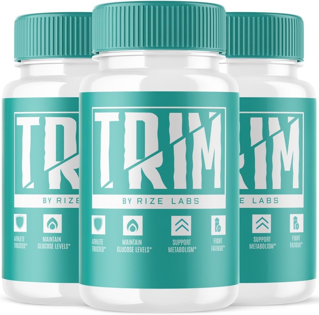 Rize labs Trim Supplement, Kapsule pre Advanced Weight Loss, Pills Curated to Push Through The Cutting and Sculpting Phase a Sculpted Physique - Balenie 3 (180 kapsúl)