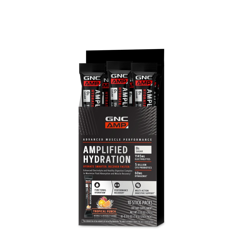GNC AMP Amplified Hydration Electrolyte Powder Drink Mix