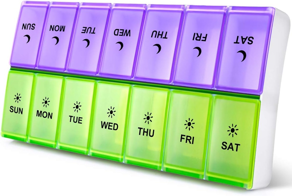 VYDÁVANIE extra veľké pilulky Organizátor 2 časy denne, XL týždenné pilulky box, AM PM Pill prípad, Pill kontajner 7 deň, vitamín prípad dvakrát denne
