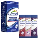 Electrolit Electrolytes prášok balíčky, odroda 8 balenie, práškové hydratačné balíčky na dehydratáciu a rehydratáciu, post cvičný ochutený hydratačný nápoj Mix, lepidlo zadarmo vodolepky