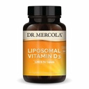 Dr. Mercola Lipozomálny vitamín D3 - podporuje zdravie srdca, kostí a imunitného systému - 5 000 IU na obsluhu - non-GMO, Soy Free & Gluten Free - 30 kapsúl (30 dávok)