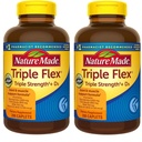Príroda Vyrobené TripleFlex, Glucosamine Chondroitín a MSM - 2 fľaše, 200 Caplets Každý, 400 Caplets celkom