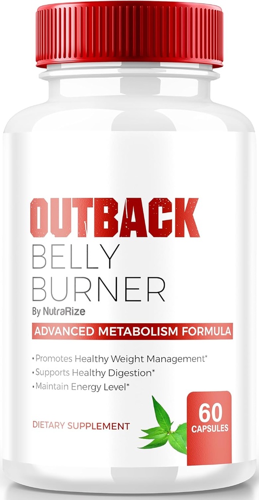 Outback Belly Burner pilulky, Premium Out Back Belly Burner Keto Kapsule, Všetky prírodné Keto doplnok k podpore Fitness a telesných cieľov, Oficiálne Outback BellyBurner Recenzia (60 Kapsule)