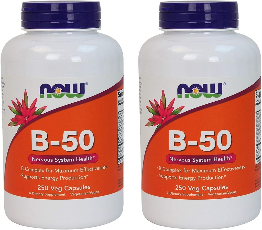 Teraz Foods, B-50, 250 Veg Kapsule (balenie 2)