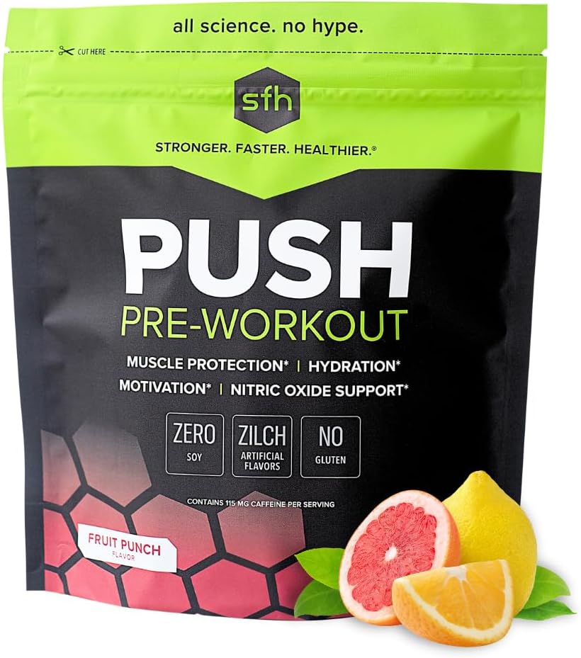 SFH Push Push Predprášok (Ovocné Punch) BCAA pre opravy svalov 