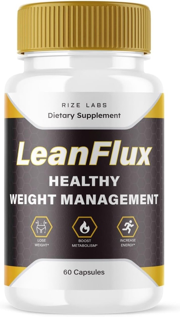 Rize labs LeanFlux - Lean Flux Chudnutie zvýšiť úrovne BAT, Leanflux Recenzie Non-GMO ľahko prehltnúť doplnok pilulky, Gain Brown Adipose Tissue BurnFat (60 kapsúl)