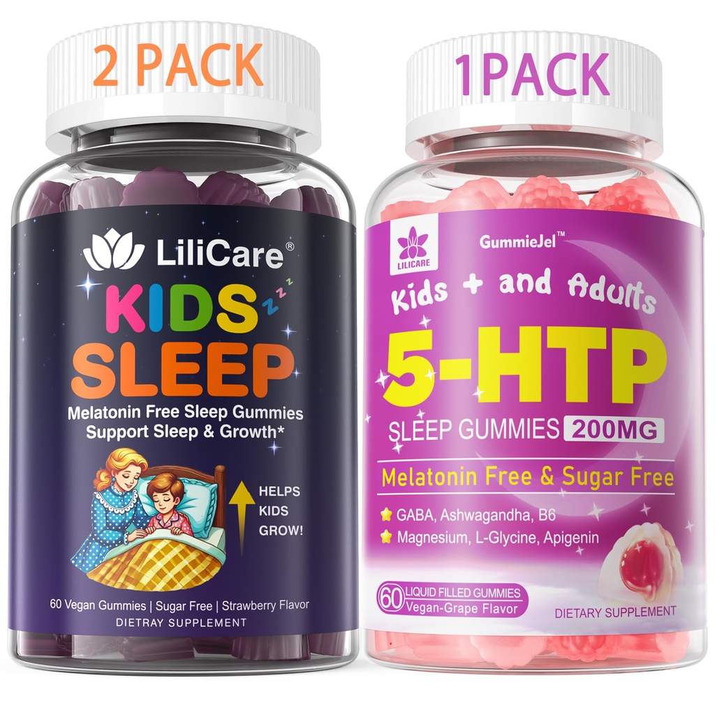 5HTP Gummy s horčíkom Glycinate + deti spánkové Gummy - horčík Glycinate Gummies